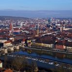 " Festung Marienberg und Stadtblicke aus der Burgperspektive Würzburg "