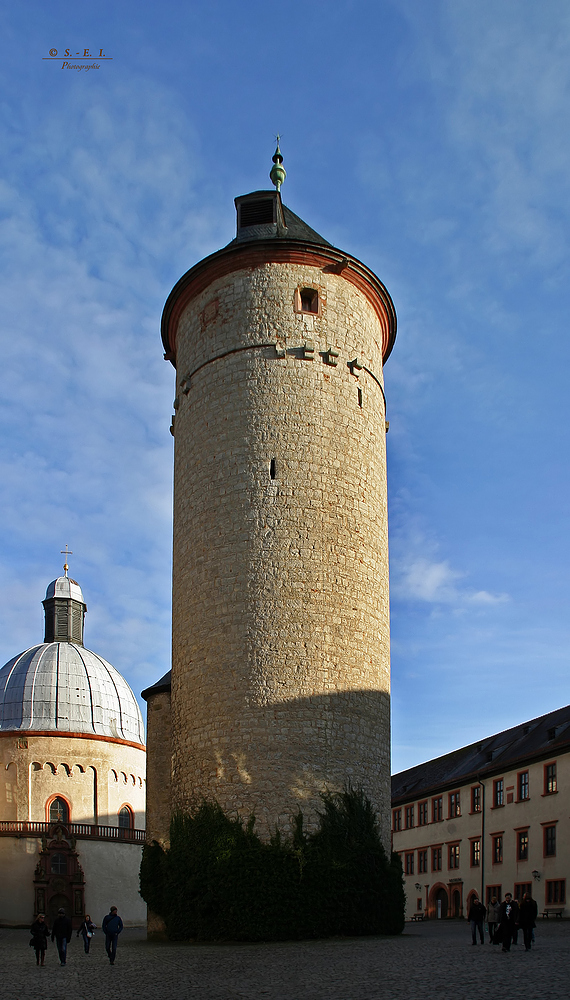 " Festung Marienberg und Stadtblicke aus der Burgperspektive Würzburg "