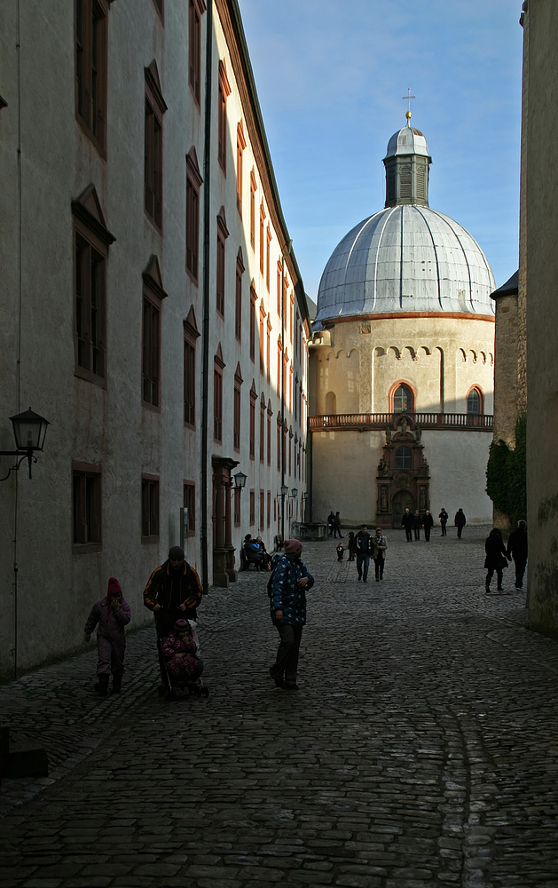 " Festung Marienberg und Stadtblicke aus der Burgperspektive Würzburg "