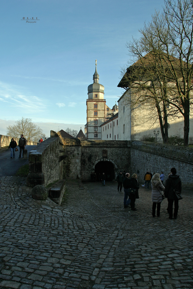 " Festung Marienberg und Stadtblicke von der Burgperspektive Würzburg "