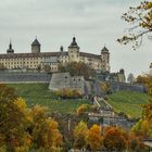 Festung Marienberg von Würzburg im Herbst