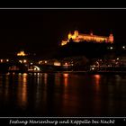 Festung Marienburg und Käppelle béi Nacht