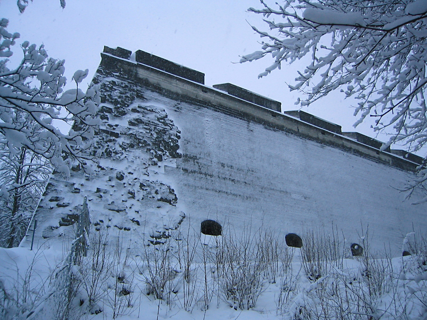 Festung Rothenberg Schnaittach Winter Schnee