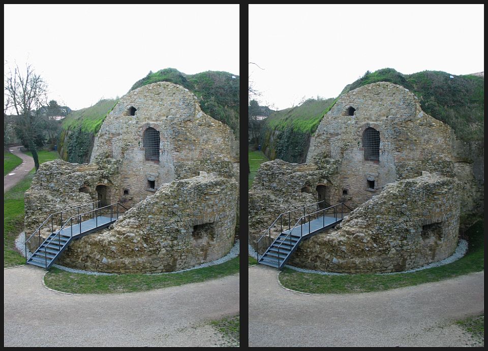 Festung Rüsselsheim (3D-Bild)