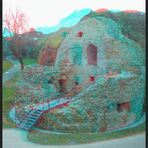 Festung Rüsselsheim (3D-Bild für Farbbrille)
