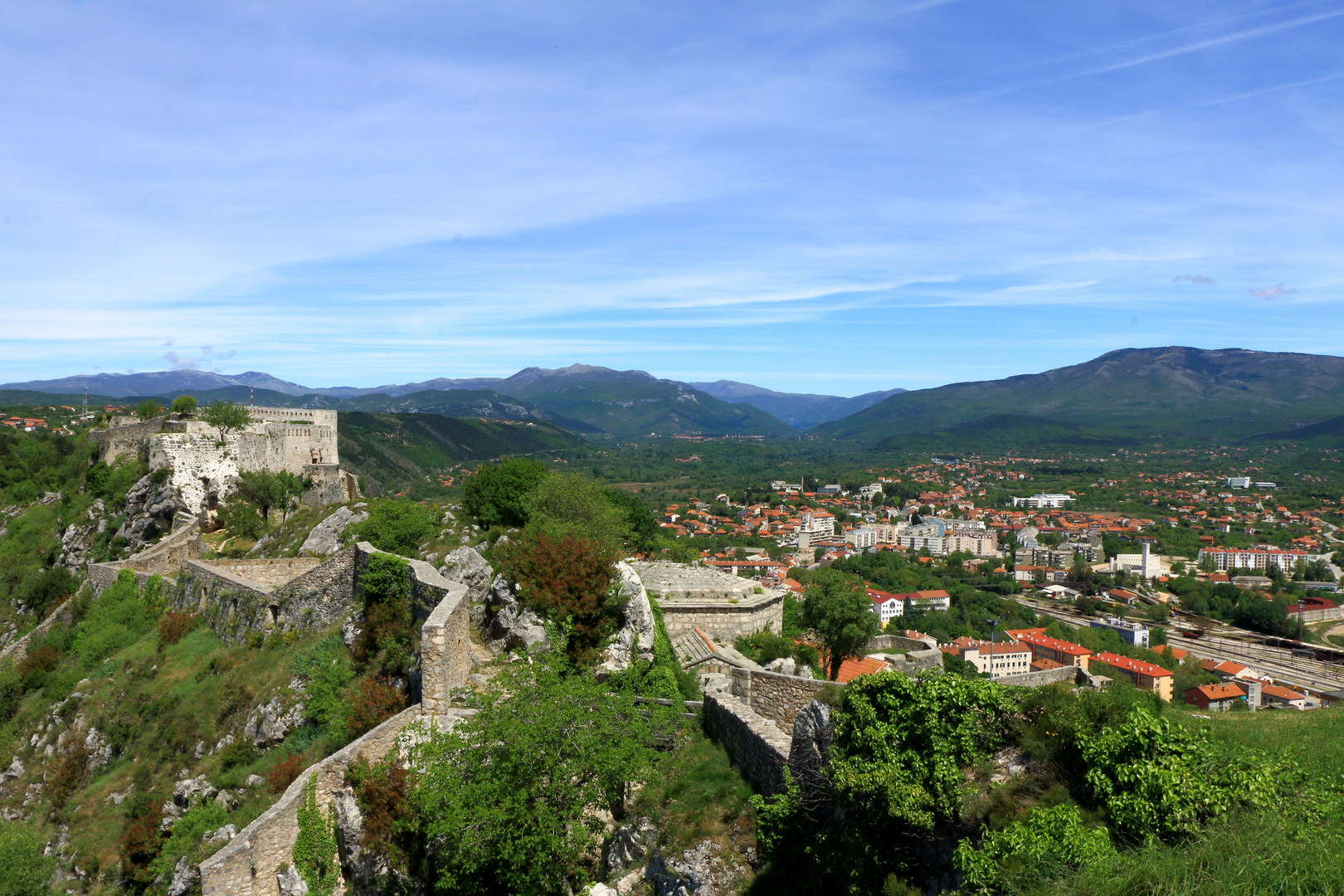 Festung u. Stadt Knin!