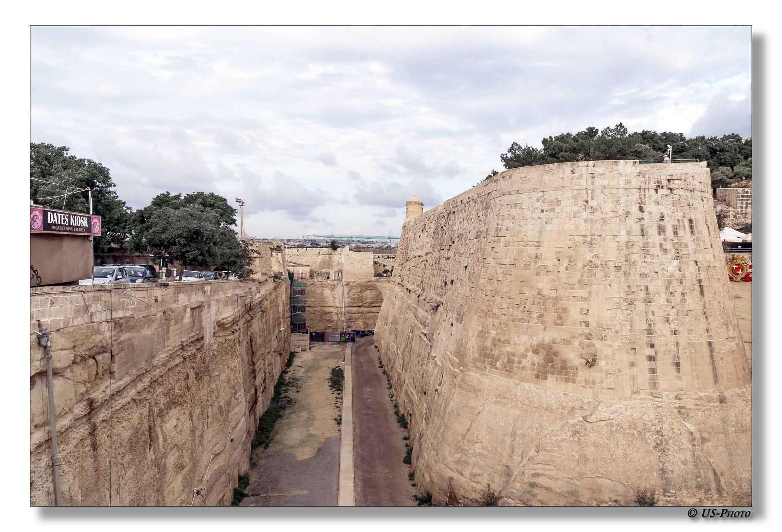 Festungsgraben in Valetta