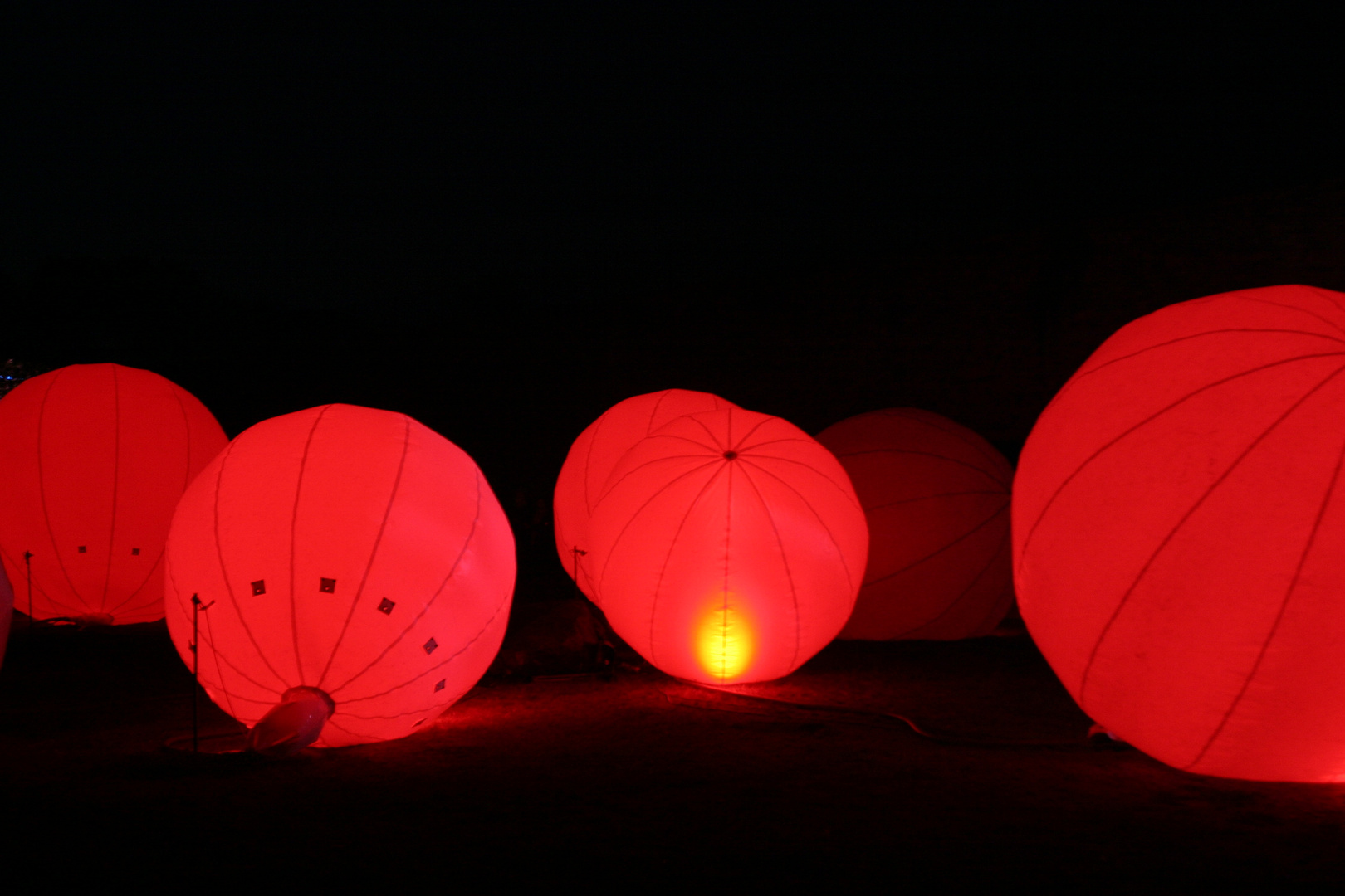 Festungsleuchten 2014 - Rote Ballons