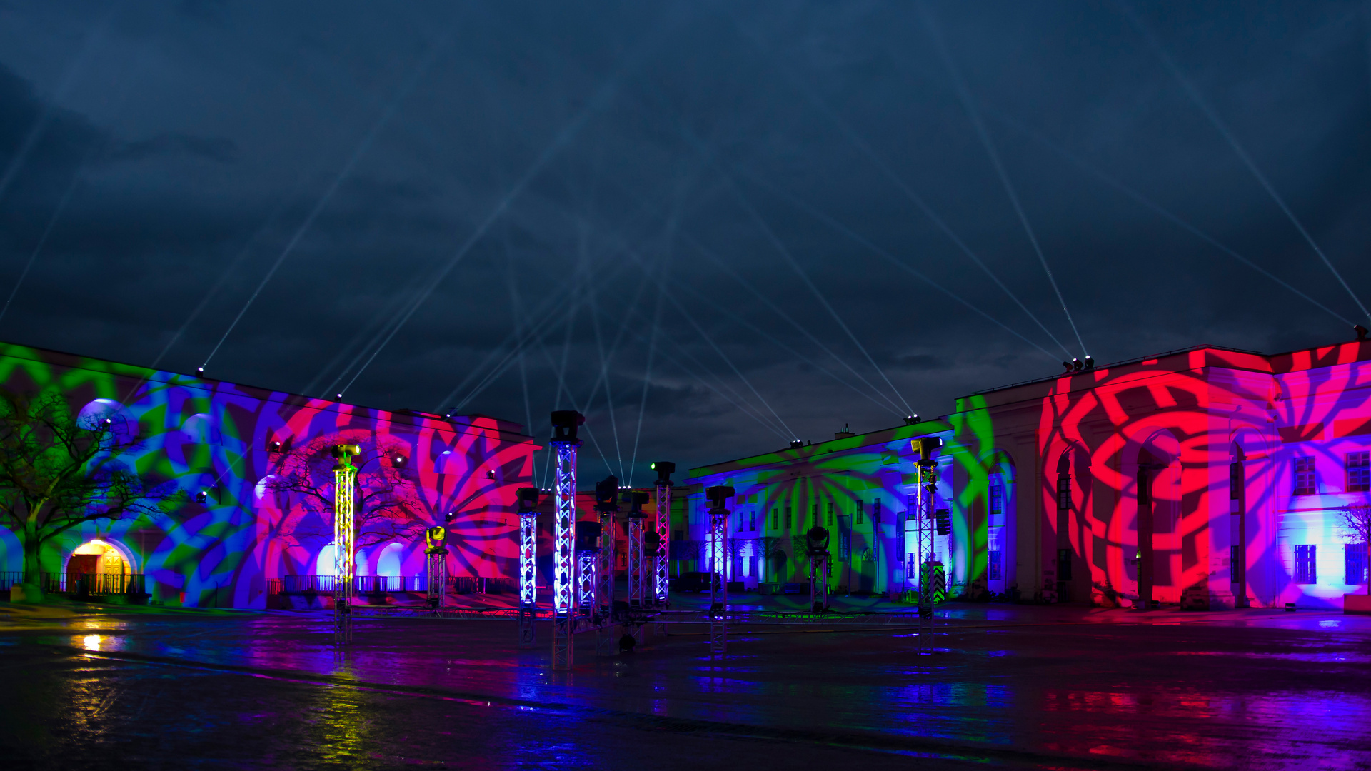 Festungsleuchten Festung Ehrenbreitstein 2018 Foto & Bild | architektur