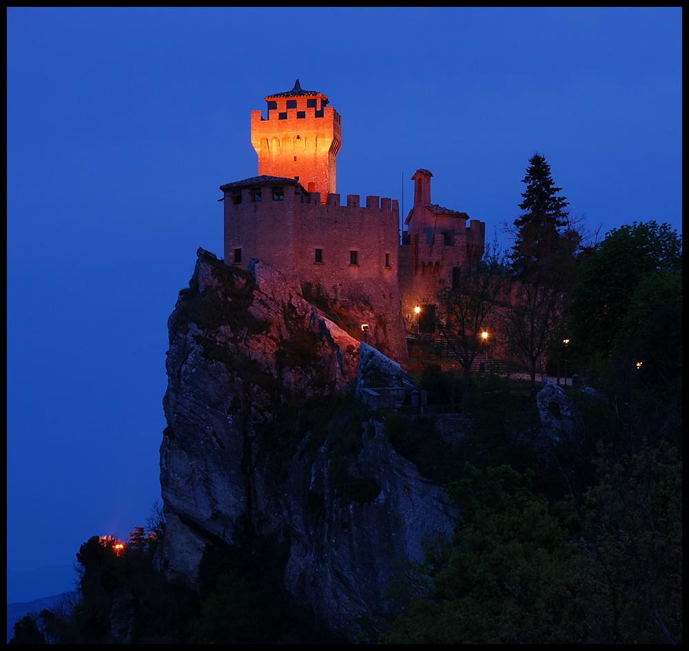 Festungsturm des Monte Titano in San Marino