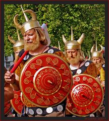 Festzug des goldenen Baums