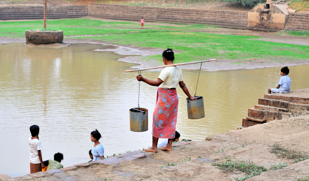 Fetching water 4