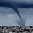 fetter Tornado vor Fischland, August 2010