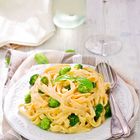 Fettuccine mit Brokkoli in Tomatencreme