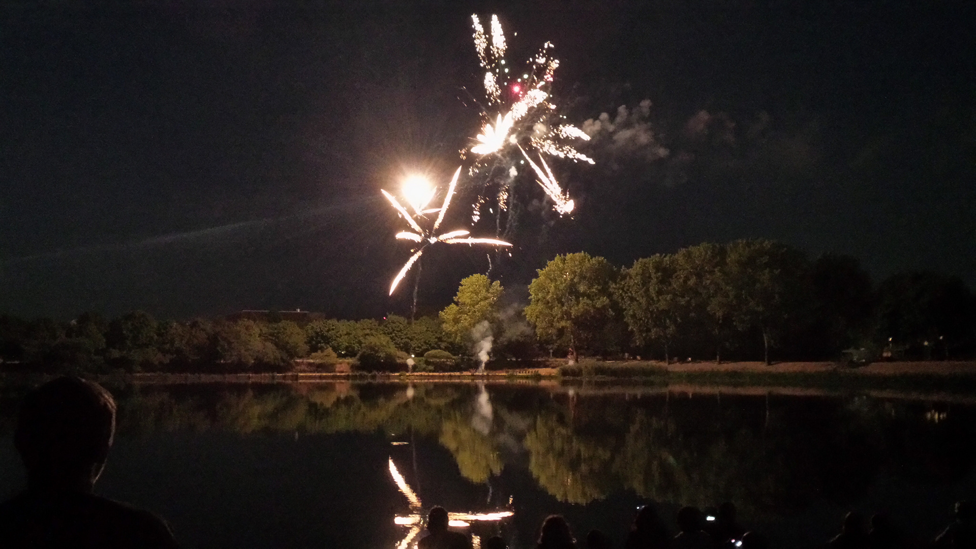 feu dans le ciel