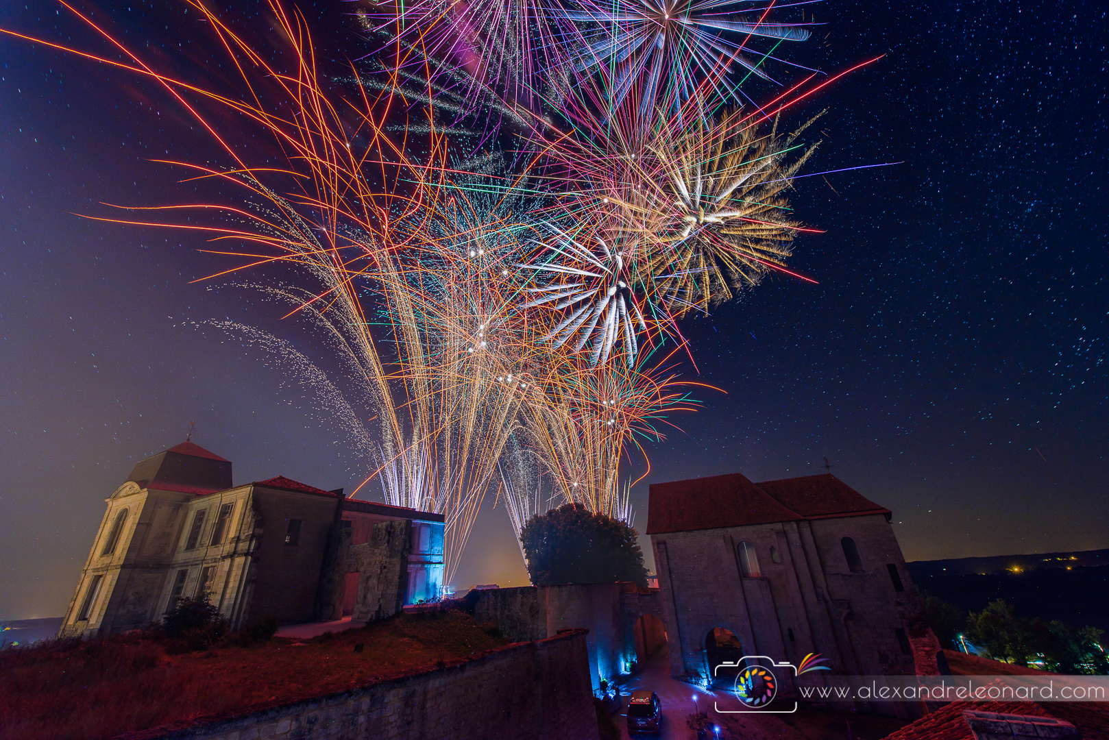 Feu d'artifice au Chateau