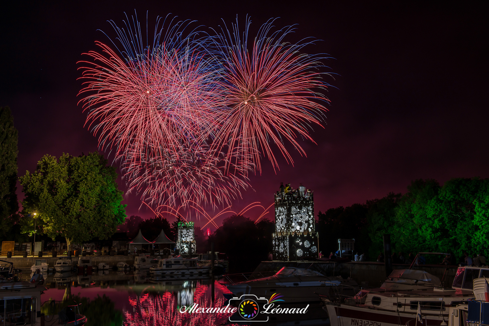 Feu d'artifice de Cognac