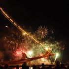 Feu d'Artifice sur voile de Bateau