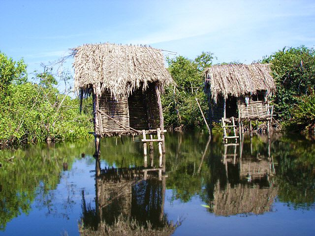 Feuchte Hütten in Puerto Vallarta (Mexiko)