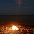 Feuer am Strand