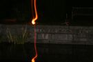 Feuer am Teich von Burkhard Fürhoff