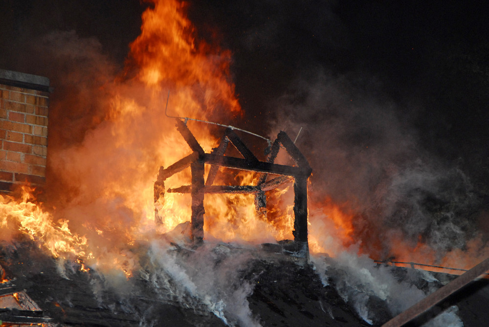 Feuer auf dem Zentralfriedhof Berlin Friedrichsfelde