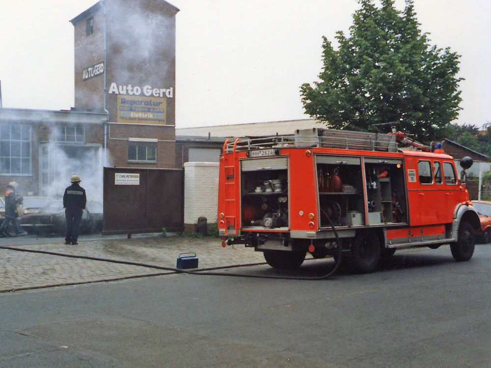 Feuer bei Auto Gerd