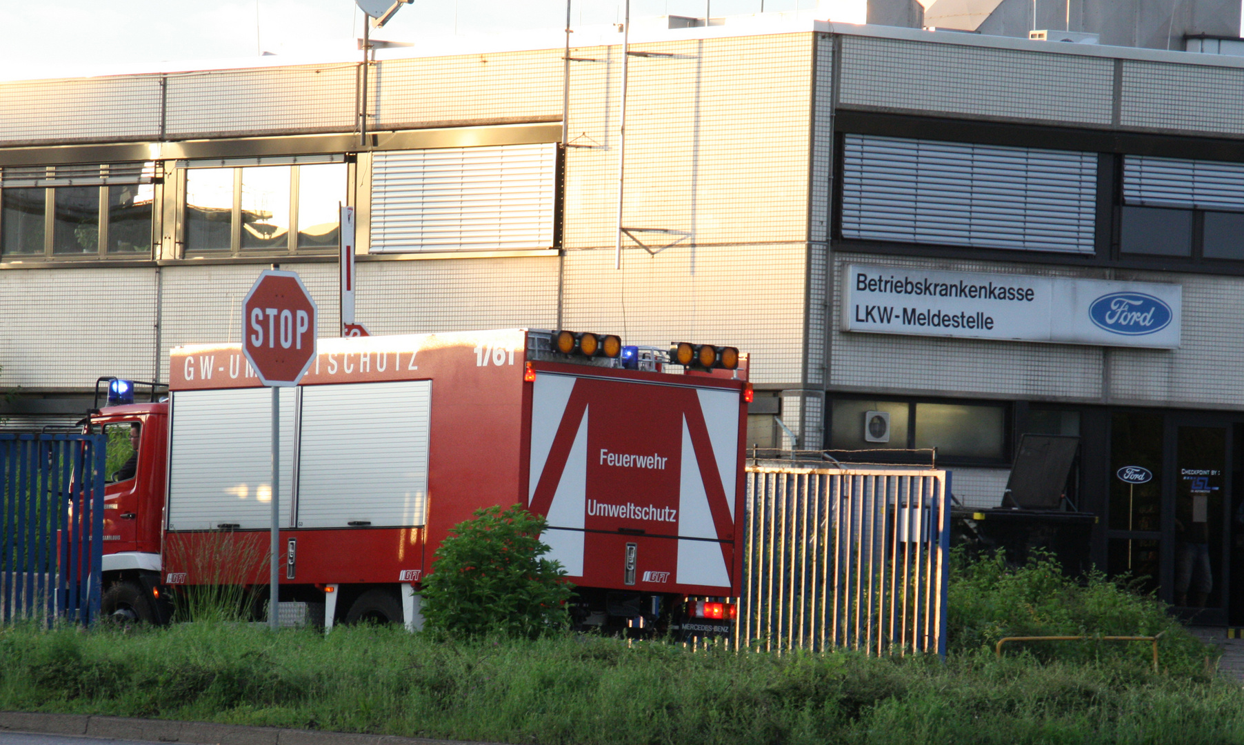 Feuer bei Ford in Saarlouis