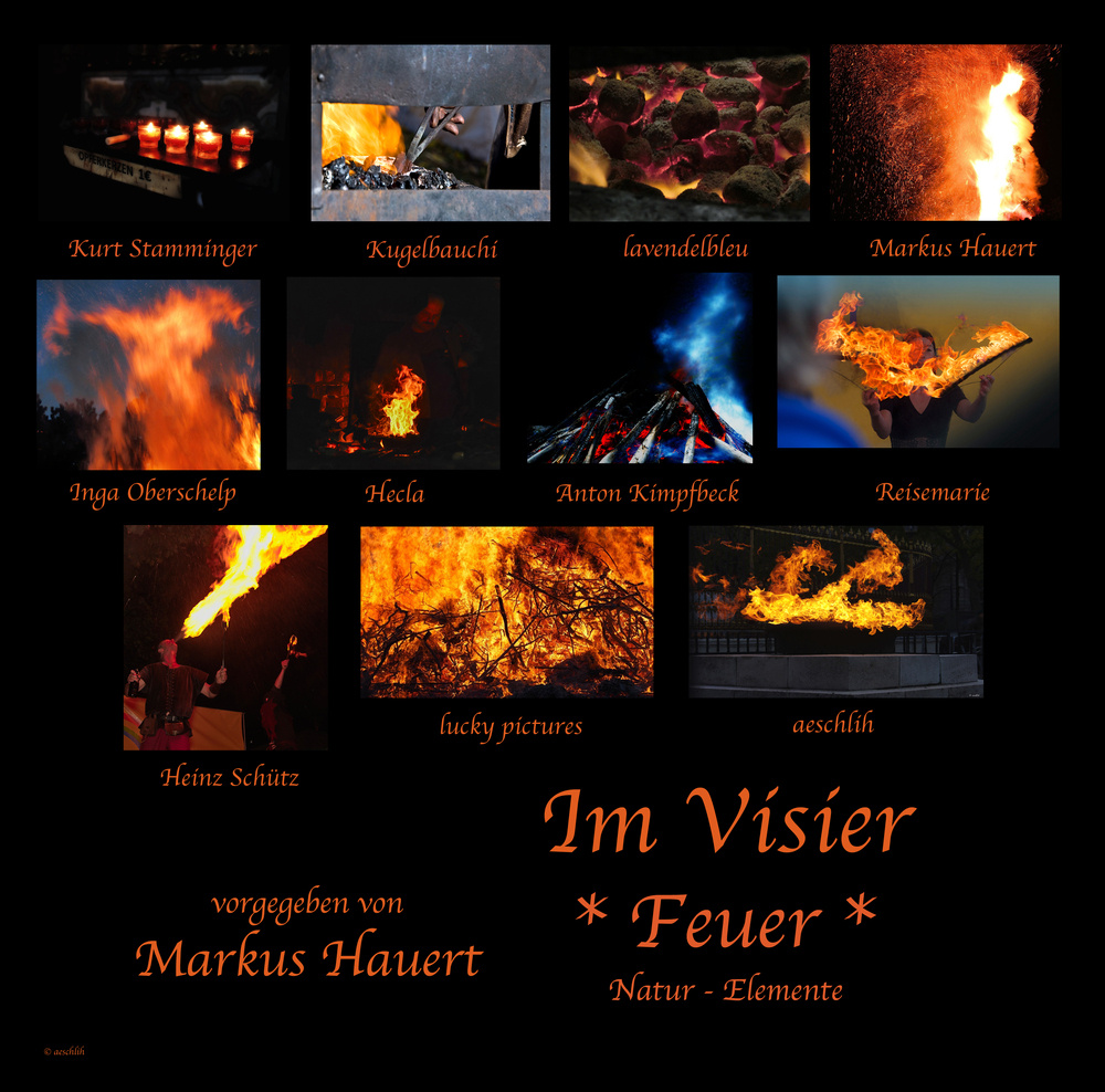 *Feuer* Collage von aeschlih