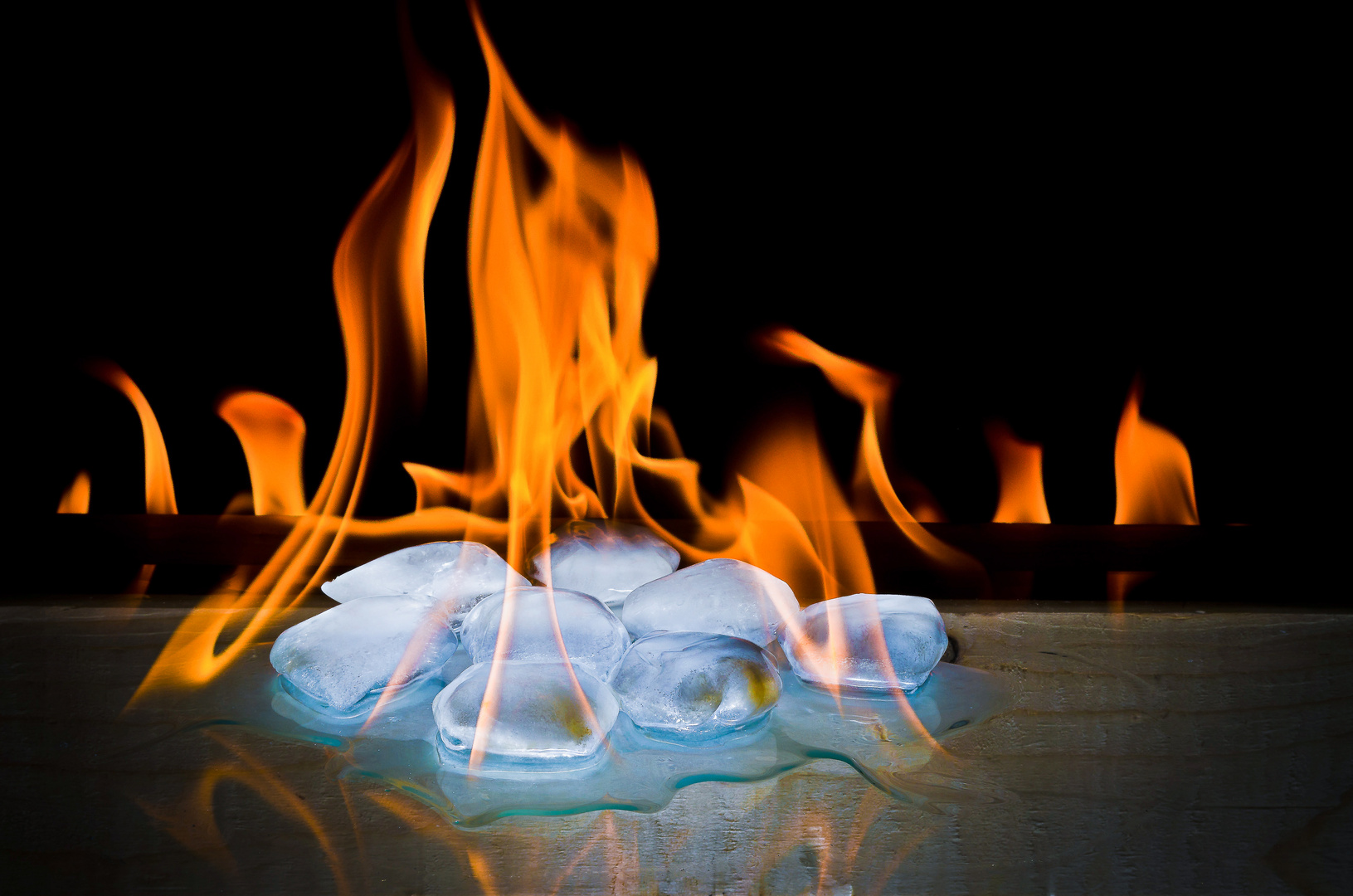 Feuer Eis Foto Bild Spezial Wasser Eis Bilder Auf Fotocommunity