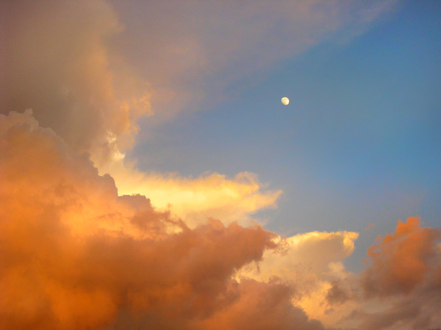 Feuer Himmel über Houston