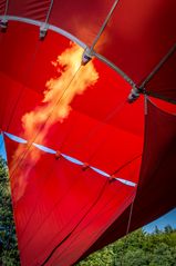 Feuer im Ballon