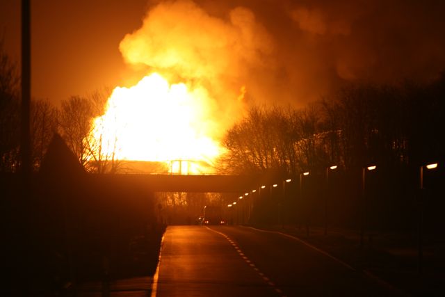 Feuer im Chemiepark 2