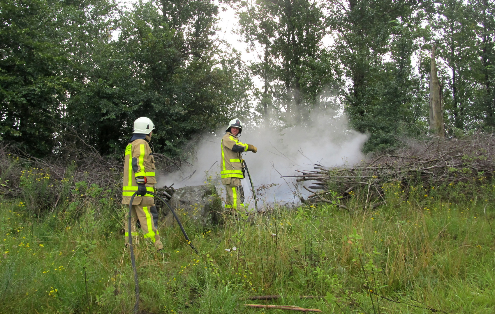 Feuer im Griff