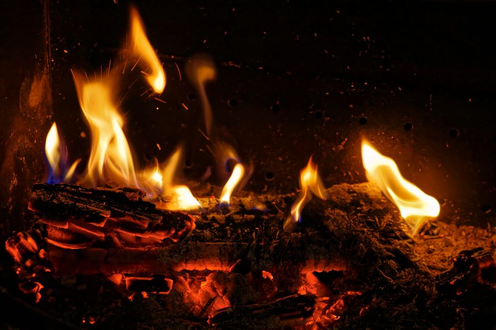 Feuer im Kamin