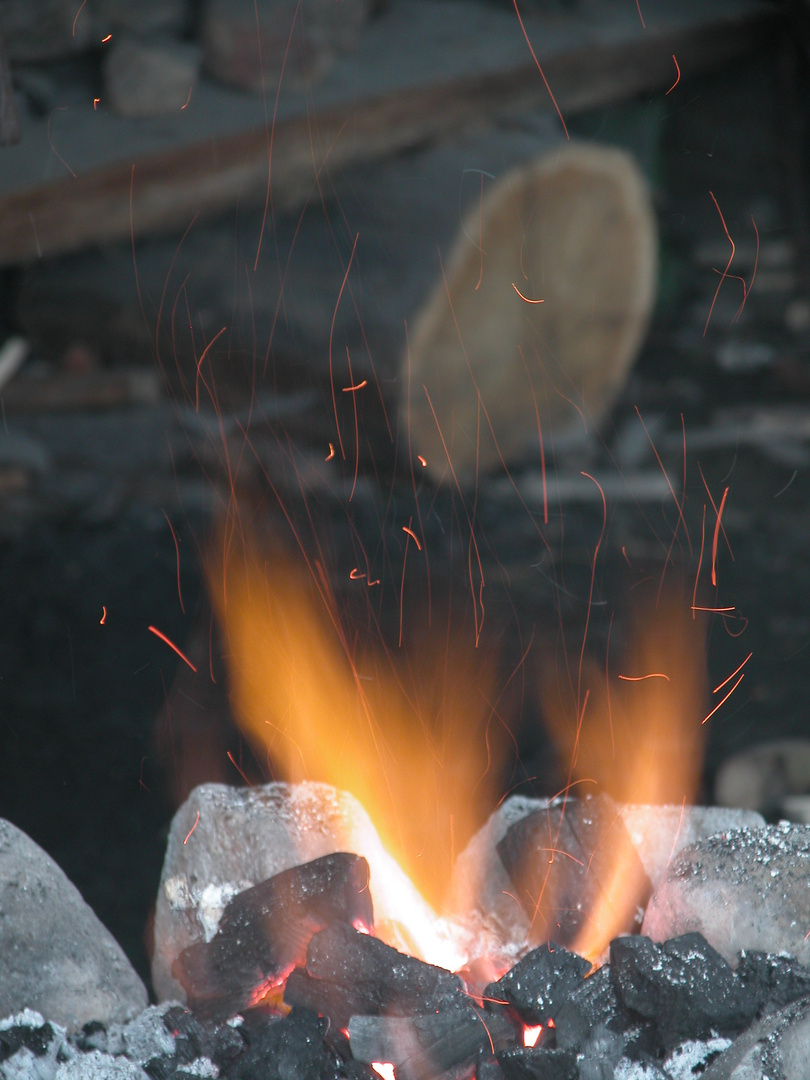 Feuer im Schmiedehaus Ukranenland