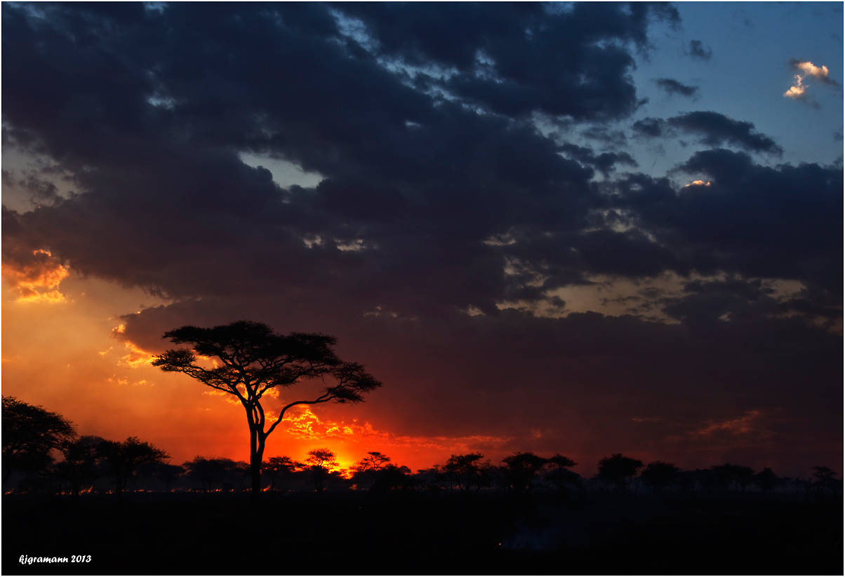 feuer in der serengeti.......