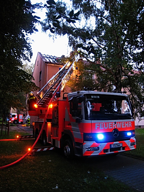 Feuer in Gebäude