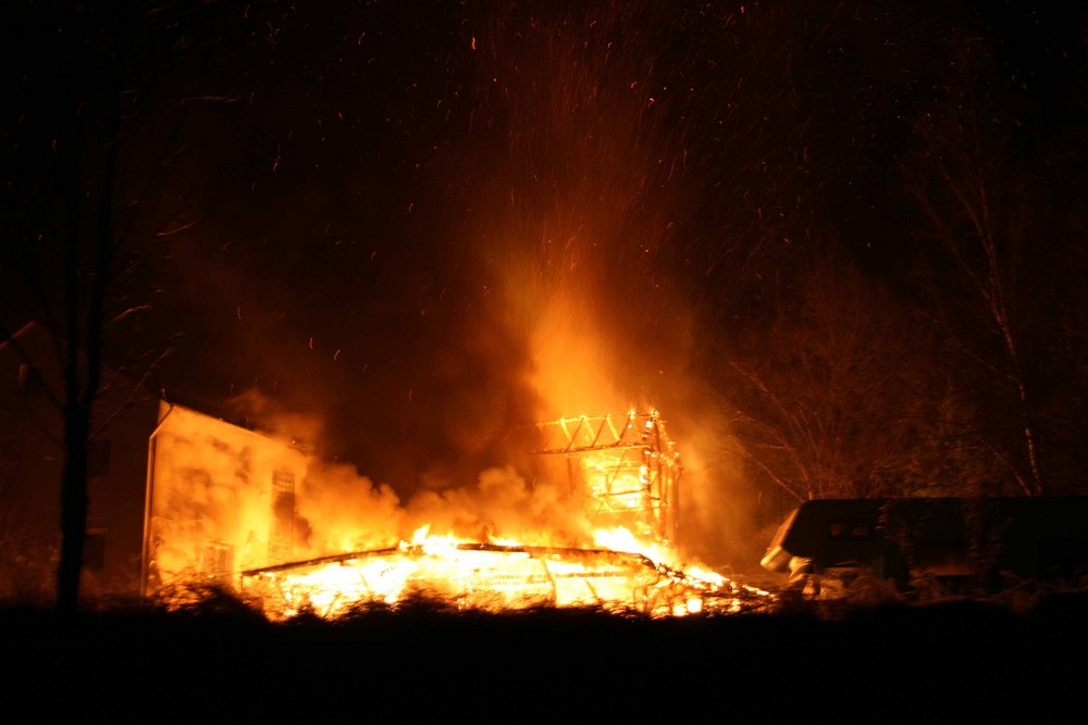 Feuer in Plankenfels