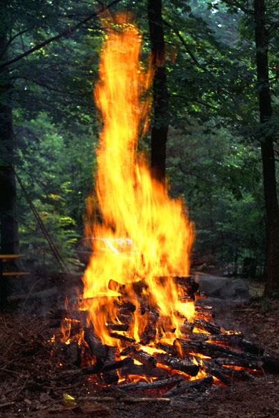 Feuer - Krumpern braten