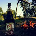 Feuer machen & Bier austrinken 