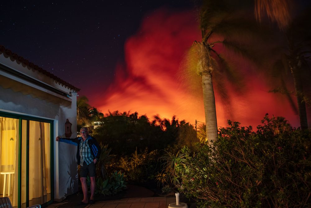 Feuer & Rauch über La Palma