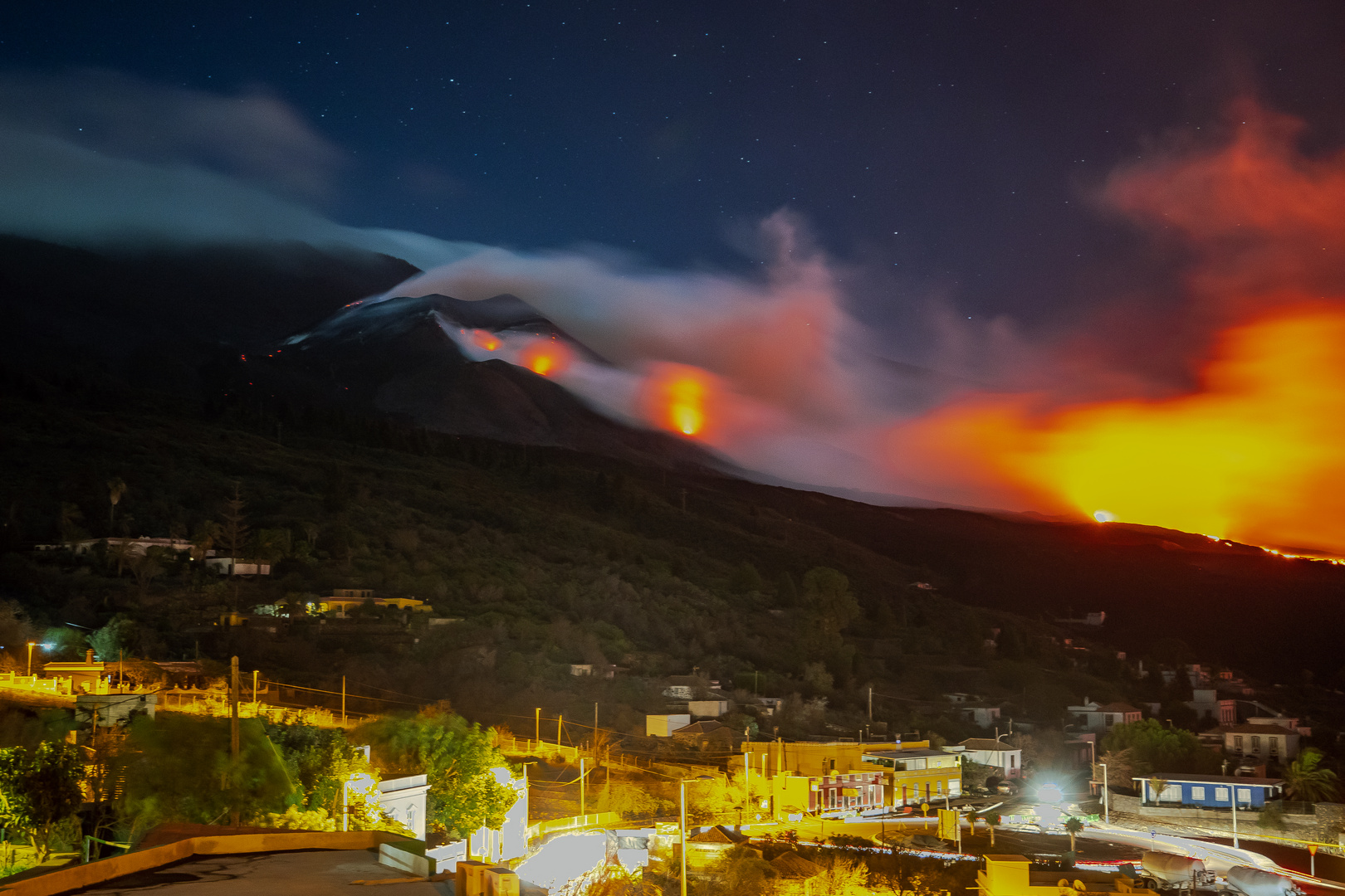 Feuer & Rauch über La Palma