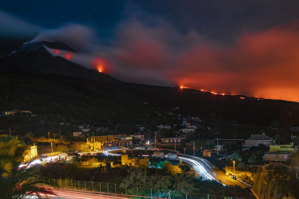 Feuer & Rauch über La Palma