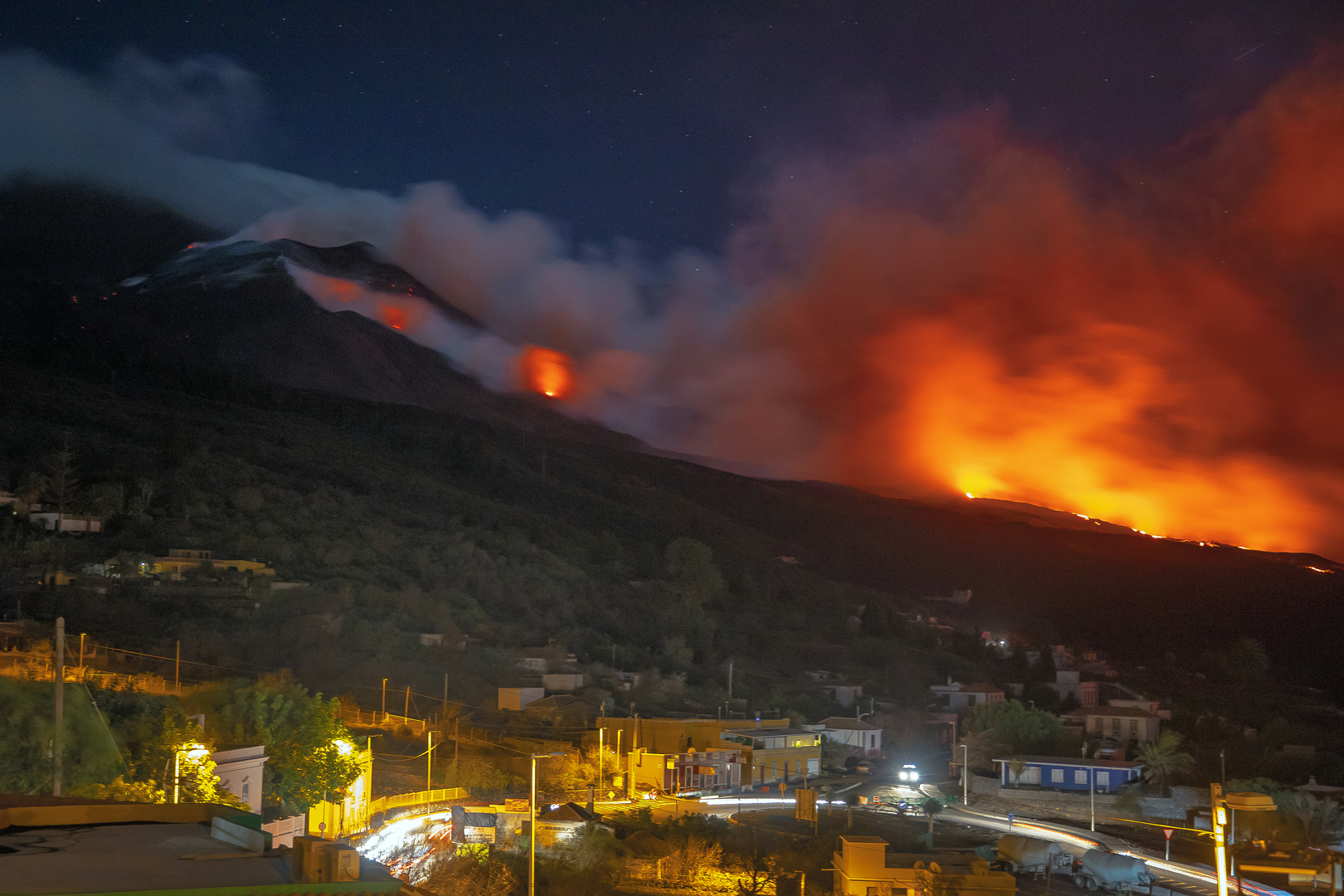 Feuer & Rauch über La Palma