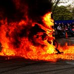 Feuer-Stunt