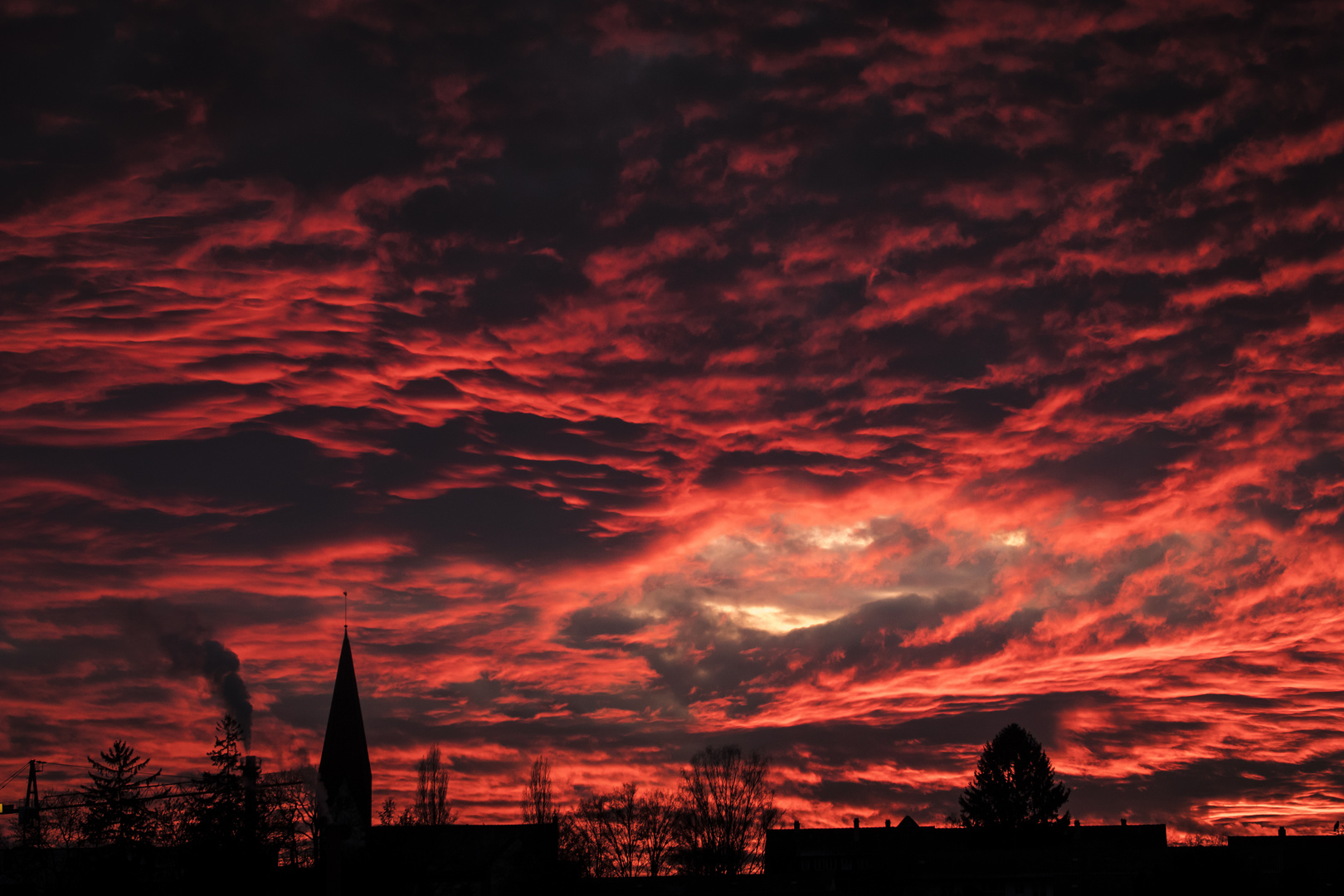 Feuer über Esslingen