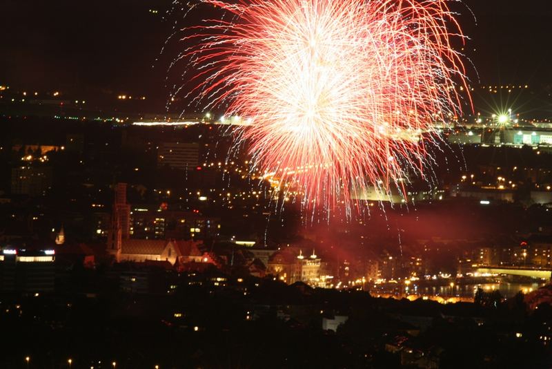 Feuer überm Münster