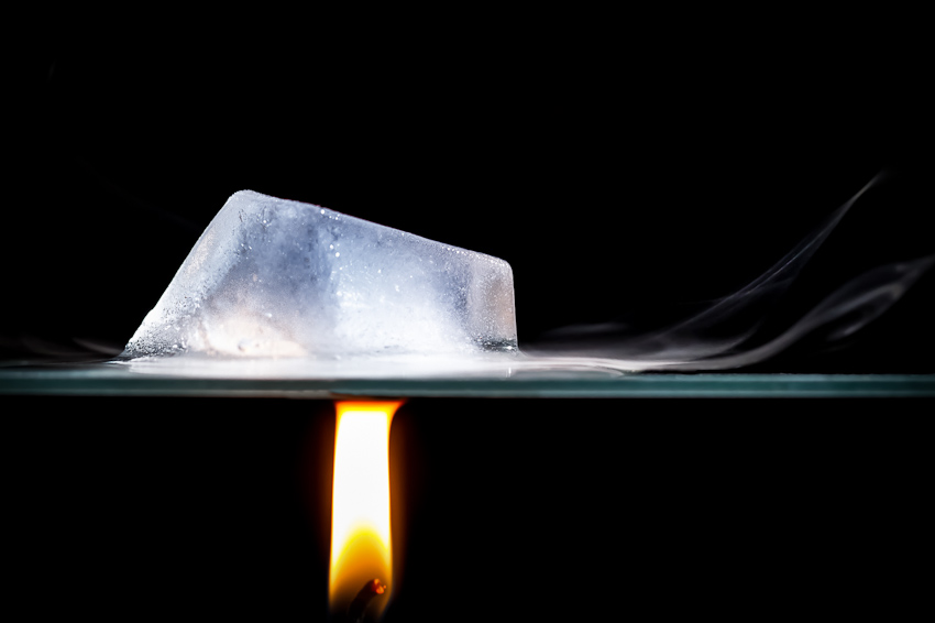 Feuer und Eis Foto & Bild stillleben, motive Bilder auf