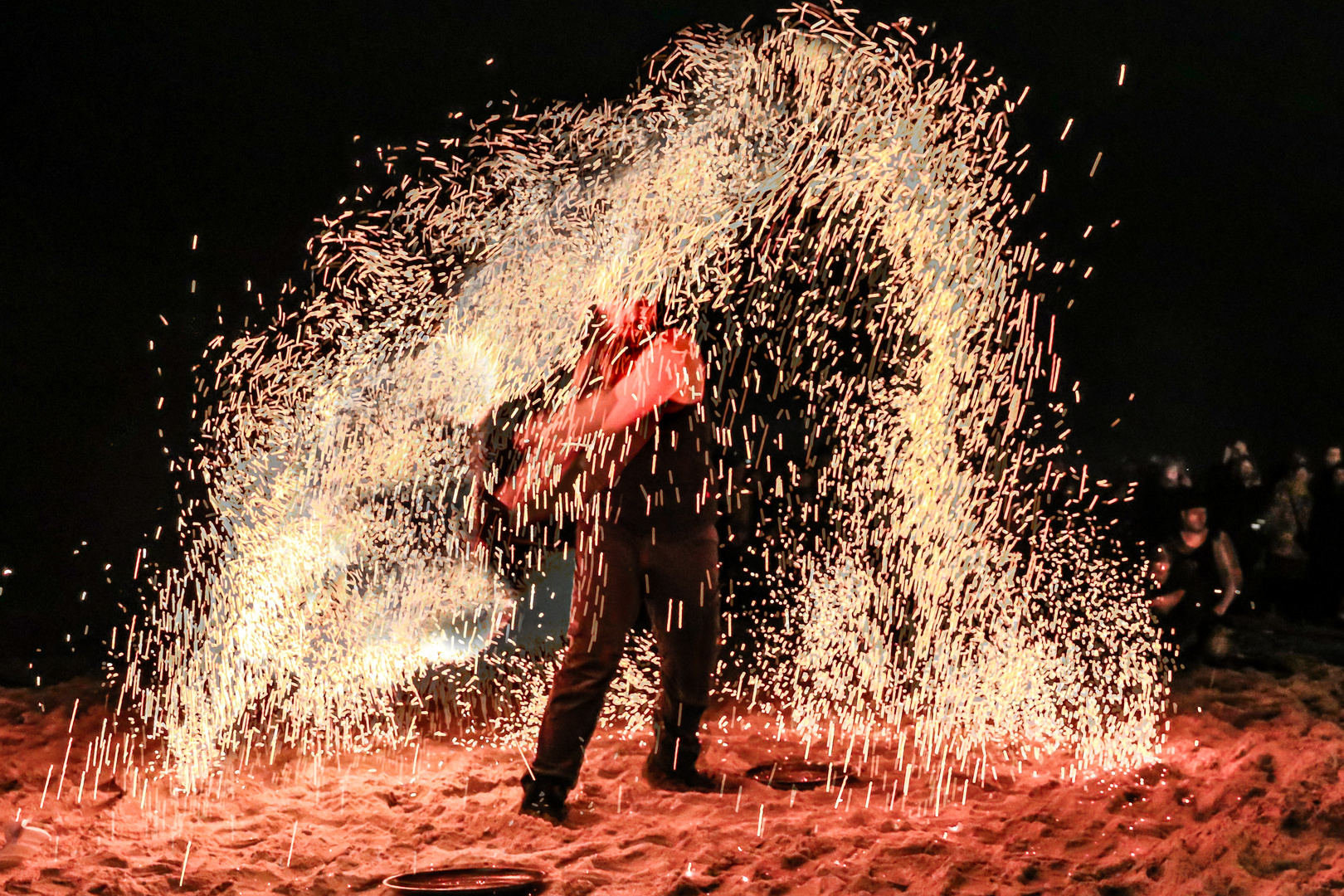 Feuer und Meer -am Strand von Boltenhagen -Bild 3